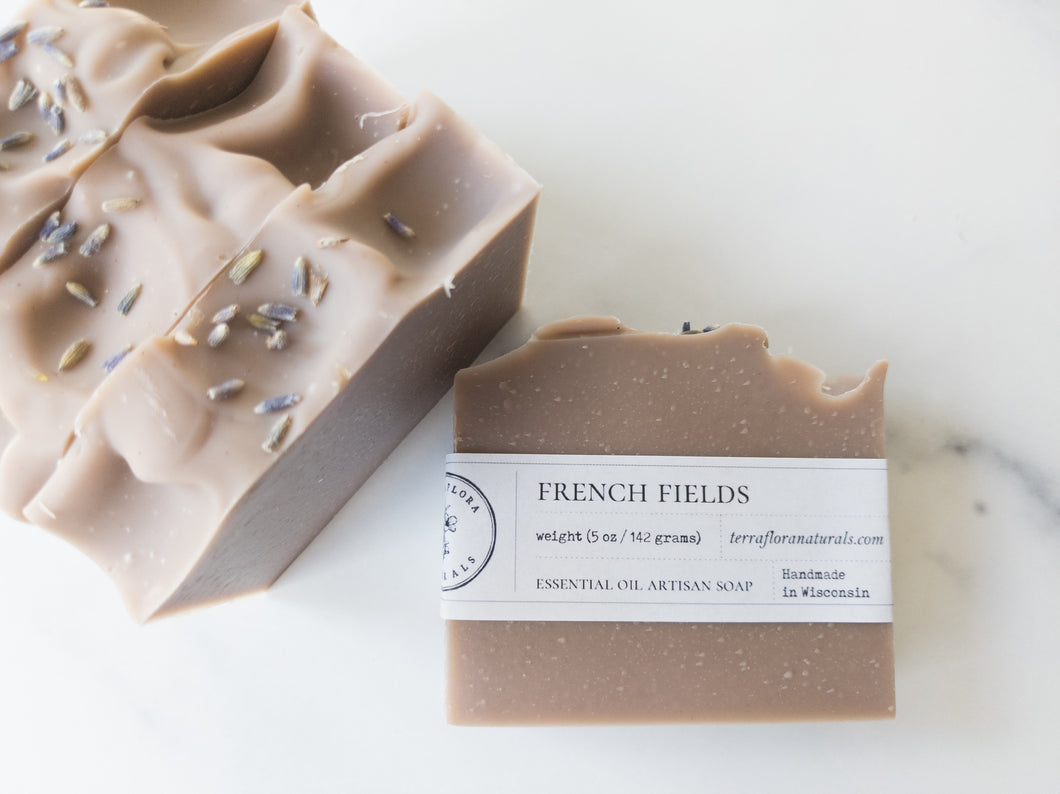 French Fields Lavender Bar Soap